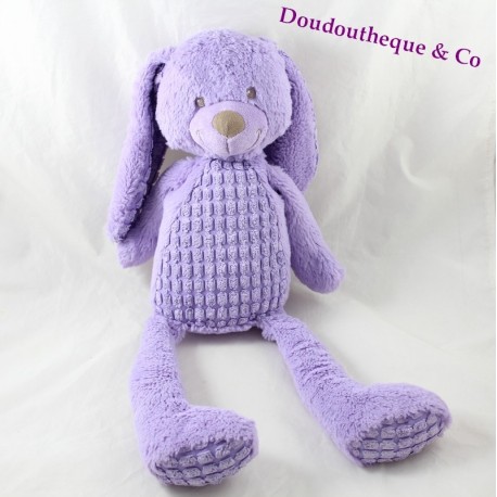 Purple TEX BABY patrón de conejo 43 cm