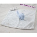 Doudou pisorazione piatta PRIMARK strisce bianche blu Baby Comforter