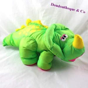 Dinosaur stuff FISHER PRICE Puffalump green pouet son 42 cm