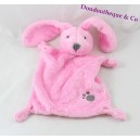 NicoTOY flat rabbit towel print pink Simba Toys 24 cm