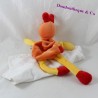 Yellow orange orange SUCRE ORGE kangaroo handkerchief 30 cm