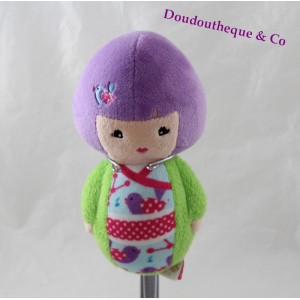 Peluche doll Aesha KIMMIDOLL JUNIOR Quiron Famosa Japanese doll 18 cm