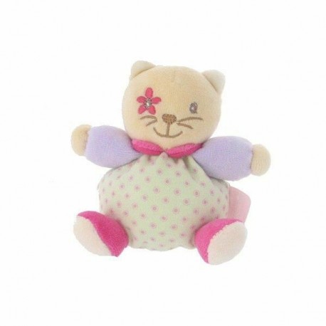 Mini Patapouf Bär KALOO Lilirose Blumenkrawatte 13 cm Mini Patapouf Bär KALOO Lilirose Blumenkrawatte 13 cm