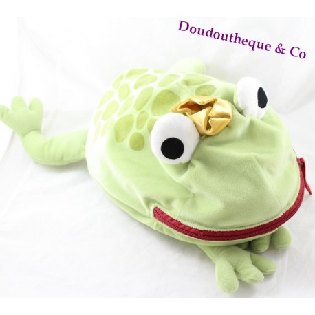 Peluche range pyjama grenouille IKEA verte 50 cm