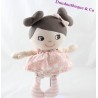 Puppe plus Puppe H-M rosa Kleid Schwäne Decken 27 cm