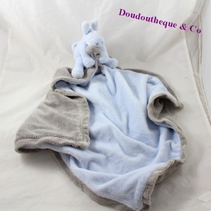 Doudou cover Paco the donkey NOUKIE'S My first grey blue blanket