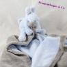 Doudou cover Paco the donkey NOUKIE'S My first grey blue blanket