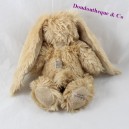 Rabbit cub BUKOWSKI beige brown knot 25 cm