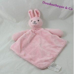Doudou flat rabbit FUTURA FINANCES pink diamond 33 cm