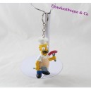 Figurine Homer LES SIMPSONS porte clés en pvc barbecue 10 cm