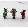Figurine di lupo Set di 4 figurine cavaliere, principessa , Cesare e nobile