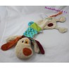 Doudou flach Jef der Hund LILLIPUTIENS beige Puppe 44 cm