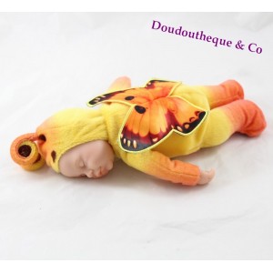 Schmetterling Babypuppe ANNE GEDDES gelb orange 24 cm