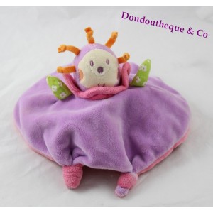 Reversible lila rosa Teddybienendecke