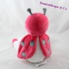 Pink-white OBAIBI ladybug 42 cm