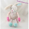 Doudou rabbit DOUDOU AND COMPAGNY The pink flowering choupidoux DC2763 30 cm