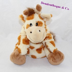 Doudou Puppe Giraffe AJENA beige braunflecken 23 cm