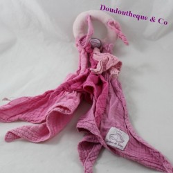 Doudou l'ange handle DOUDOU AND COMPAGNIE pink rabbit lange Dream Creator DC2366