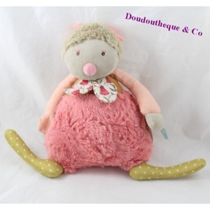 Pelucheluciol musicale MOULIN ROTY Il tartempois rosa 24 cm