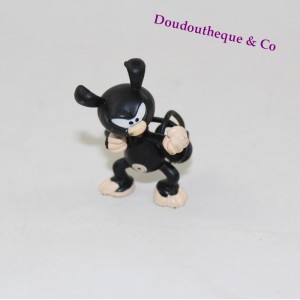 Figura Marsupilami PLASTOY Bobo boxeo bebé Negro Marsu 5 cm