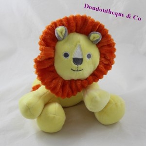 Peluche lion HEMA jaune orange 18 cm