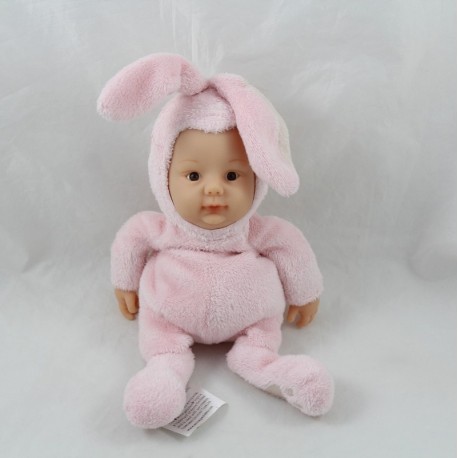 Baby bunny doll ANNE GEDDES pink Baby Bunnies 25 cm