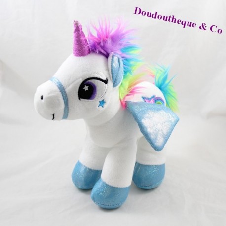 FIZZY Blau-weiß Himmel Einhorn 28 cm