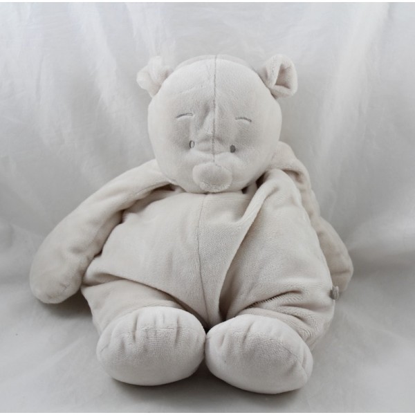 OURS POLAIRE EN PELUCHE - VINTAGE WHITE –