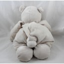 Nouky bear towel NOUKIE'S Grey Star Powder 26 cm