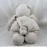 Asciugamano orso Nouky NOUKIE'S Grey Star Powder 26 cm
