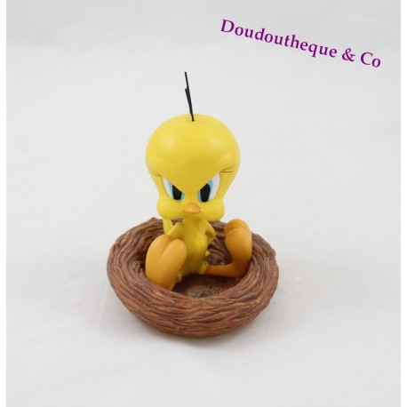 Figure canary Titi DEMONS AND MERVEILLES nest Titi and Grosminet statuette in resin 10 cm