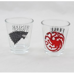 Set of mini glasses GAME OF THRONES shooter Stark and Targaryen