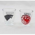 Ensemble de mini verres GAME OF THRONES shooter Stark et Targaryen