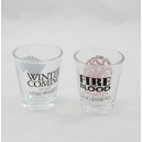 Ensemble de mini verres GAME OF THRONES shooter Stark et Targaryen