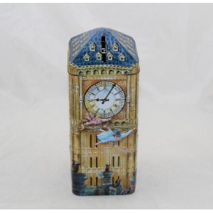 Peter Pan Sparschwein CHURCHILL'S Big Ben Metall 21 cm