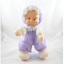 FISHER PRICE Puffalump Kinder Puppe Lila Vinyl Kopf 34 cm