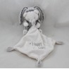 Doudou bear ORCHESTRA disguised rabbit mottled gray white Happy baby 35 cm