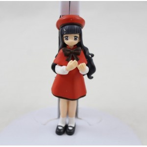 Miniatur-Karte Captor Sakura C.K.N Tomoyo Gashapon rotes Kleid 10 cm