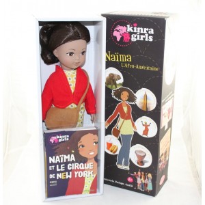 Naa COROLLE Kinra Mädchen braun afroamerikanische Puppe 40 cm