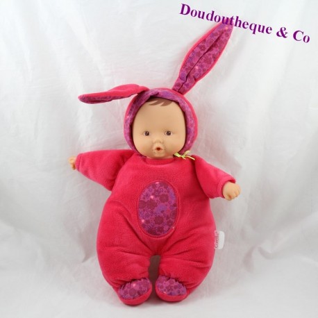 Poupée veilleuse Babipinpin COROLLE Grenadine poupon bébé lapin 30 cm