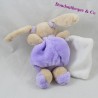 Doudou Taschentuch Kaninchen DOUDOU UND COMPAGNIE lila Picking 17 cm