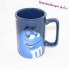 M-M'S blue 3D ceramic cup mug 11 cm