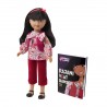 Rajani COROLLE Braun indische Kinra Mädchen Puppe 40 cm