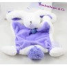 Doudou flat rabbit DOUDOU AND COMPAGNIE Pompon purple lavender DC2739 24 cm