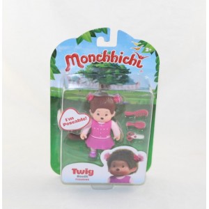 Figur Monchhichi SILVERLIT Sekiguchi Zweig rosa Mädchen