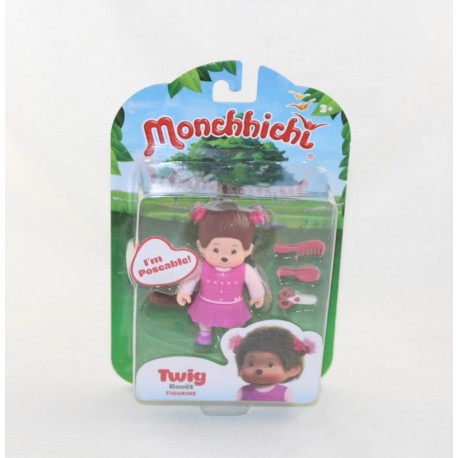 Figur Monchhichi SILVERLIT Sekiguchi Zweig rosa Mädchen Figur Monchhichi SILVERLIT Sekiguchi Zweig rosa Mädchen