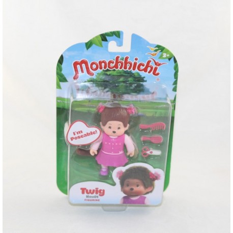 Figur Monchhichi SILVERLIT Sekiguchi Zweig rosa Mädchen