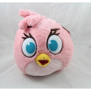 Stella uccello peluche ANGRY BIRDS velluto rosa 25 cm