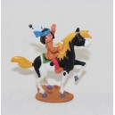 Figurine Yakari indien BULLY avec son cheval Petit Tonnerre