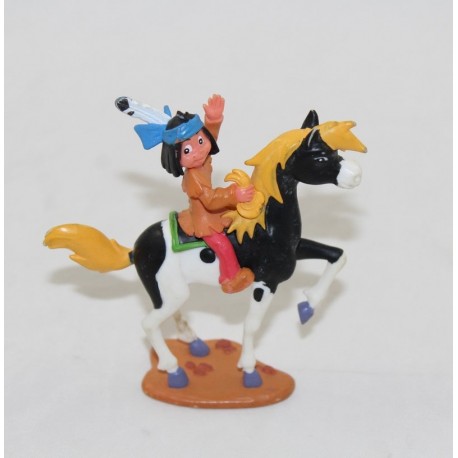 Figurine Yakari indien BULLY avec son cheval Petit Tonnerre Figurine Yakari indien BULLY avec son cheval Petit Tonnerre